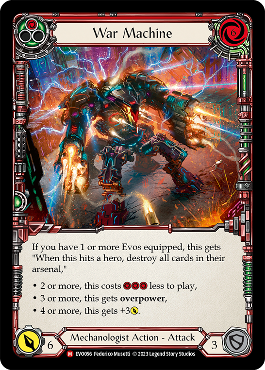 War Machine EVO056 (Bright Lights)  - Rainbow Foil
