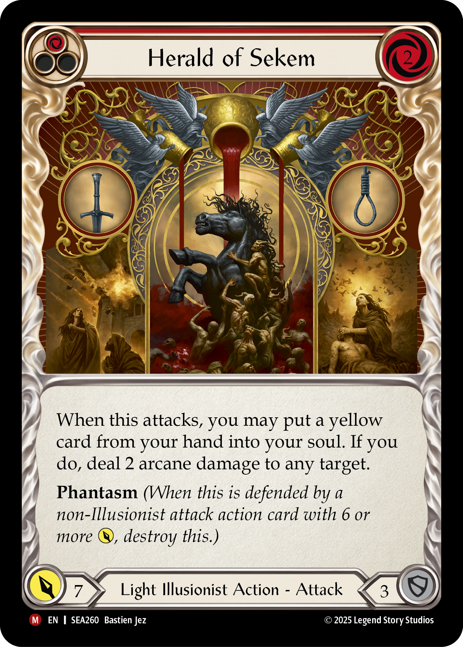 Herald of Sekem SEA260 (High Seas)  - Rainbow Foil