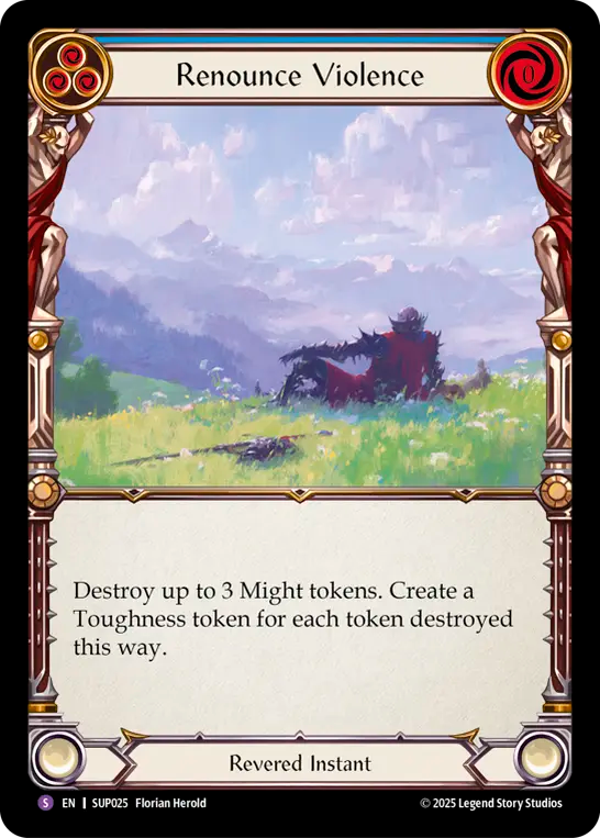 Renounce Violence SUP025 (Super Slam)  - Rainbow Foil