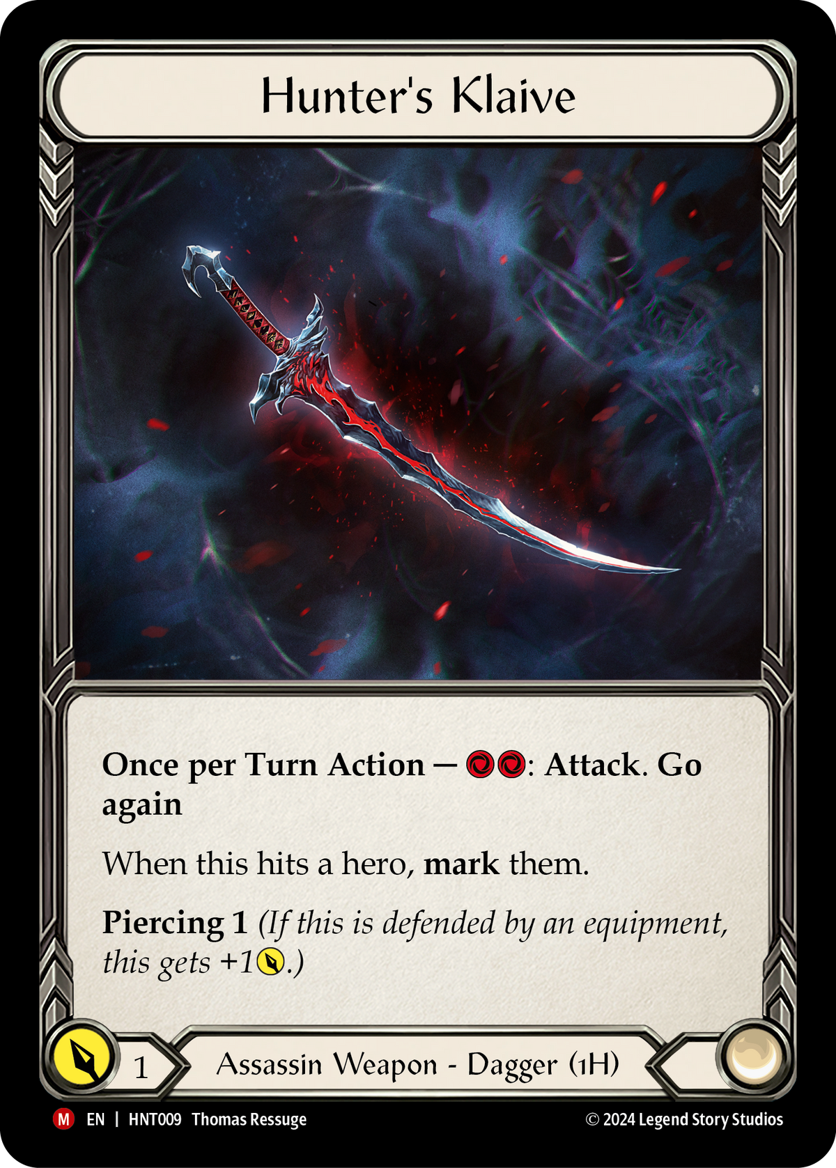 Hunter's Klaive HNT009 (The Hunted)  - Cold Foil