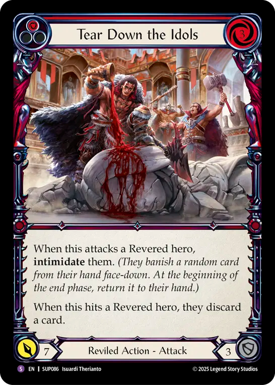 Tear Down the Idols SUP086 (Super Slam)  - Rainbow Foil