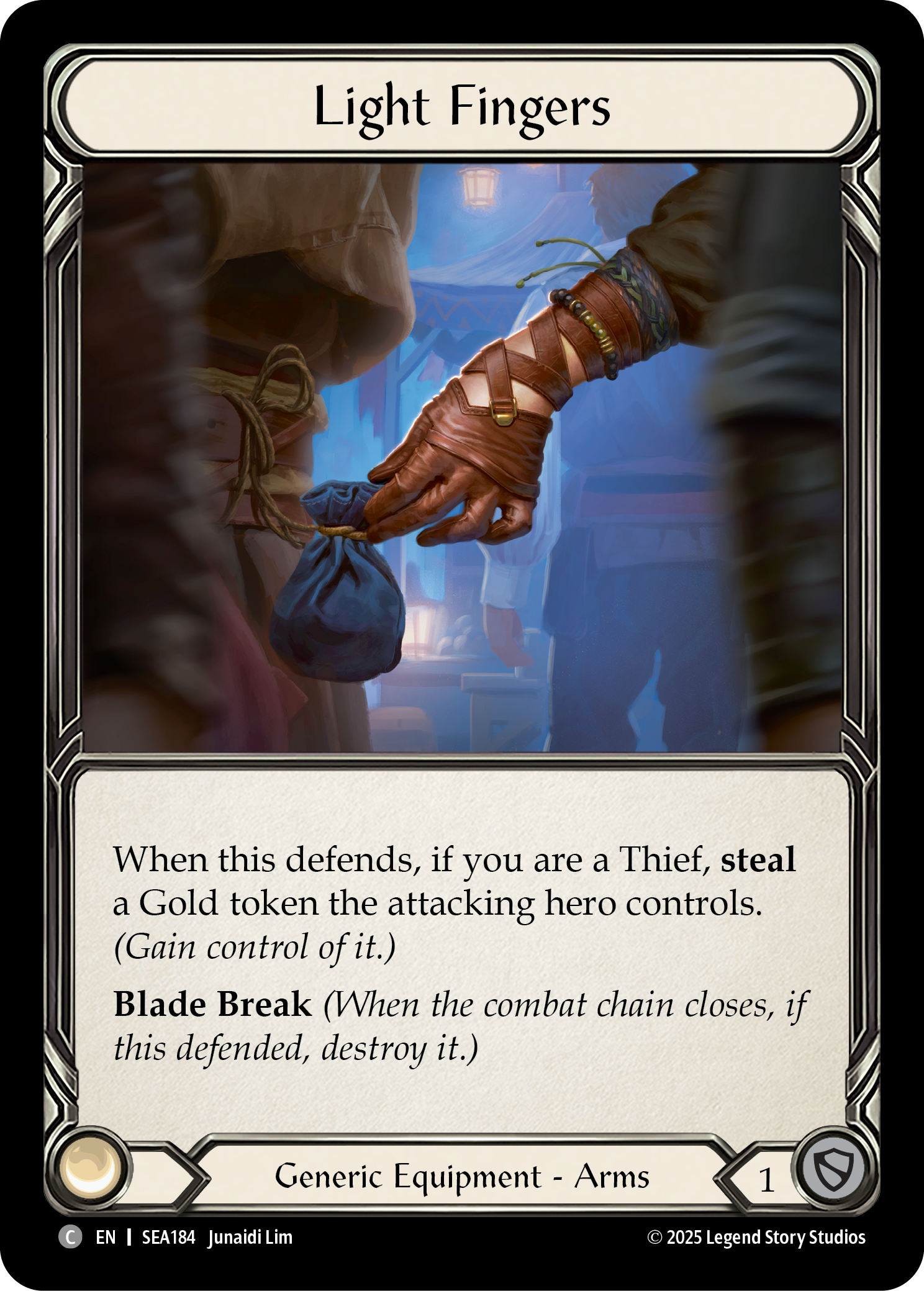 Light Fingers Treasure SEA184 (High Seas)  - Cold Foil