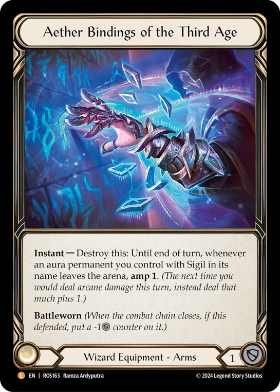 Aether Bindings of the Third Age ROS163 (Rosetta)  - Cold Foil
