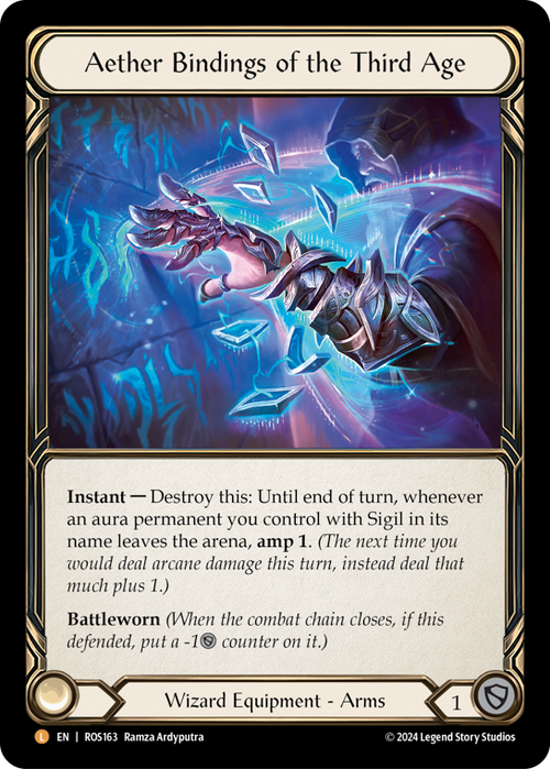 Aether Bindings of the Third Age ROS163 (Rosetta)  - Cold Foil