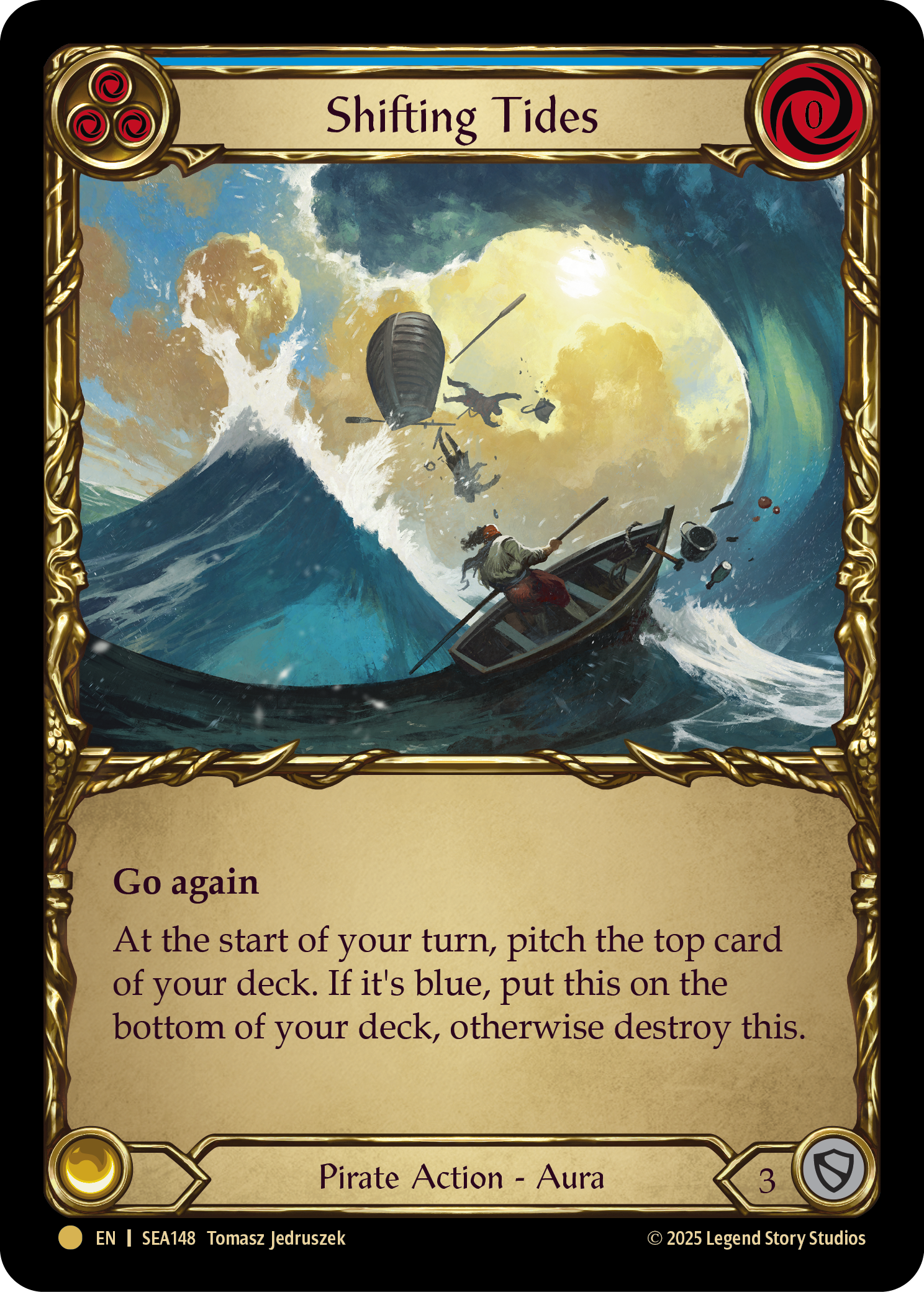 Shifting Tides SEA148 (High Seas)  - Cold Foil