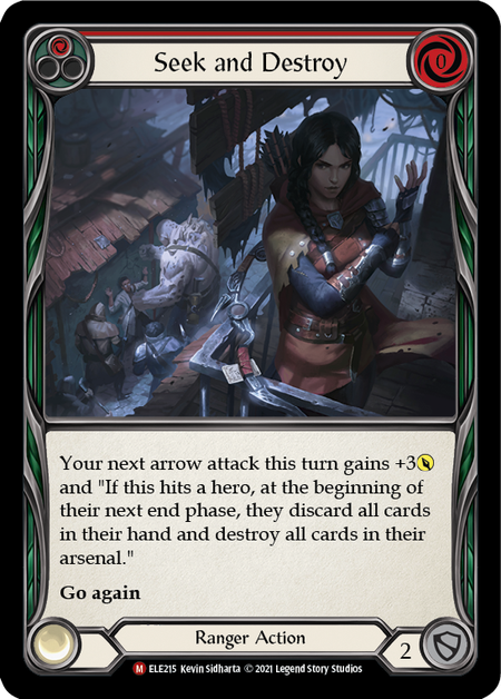 Seek and Destroy ELE215 (Tales of Aria)  - 1st Edition Rainbow Foil
