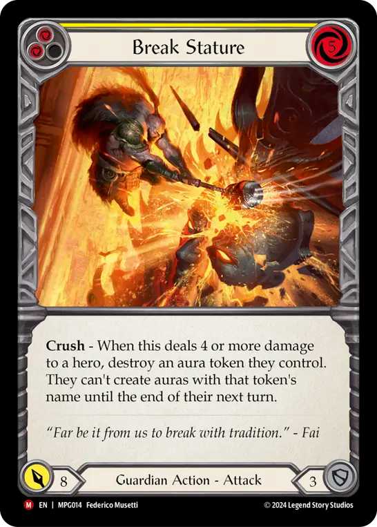 Break Stature MPG014 (Mastery Pack Guardian)  - Rainbow Foil