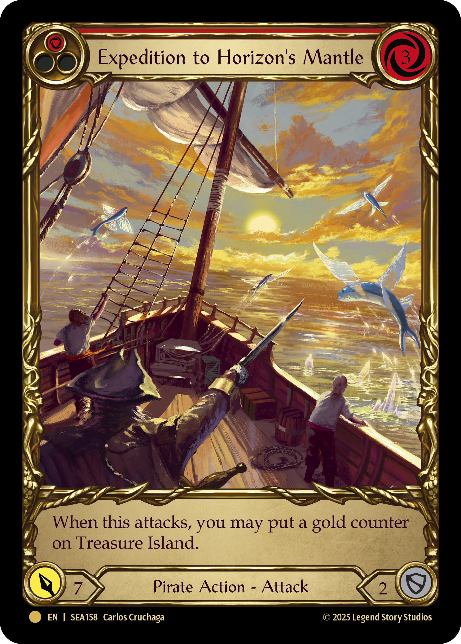 Expedition to Horizon's Mantle SEA158 (High Seas)  - Cold Foil