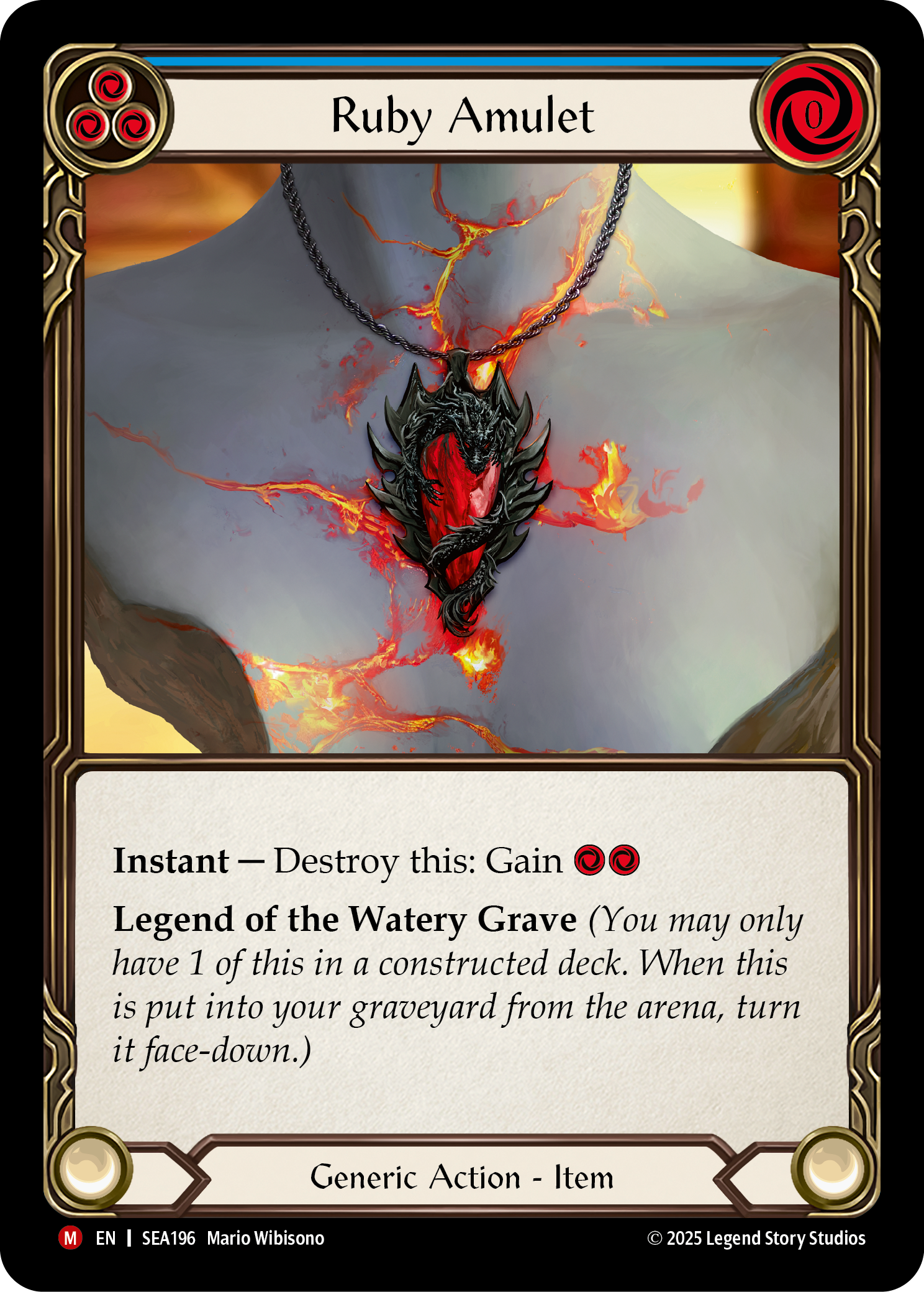 Ruby Amulet SEA196 (High Seas) 