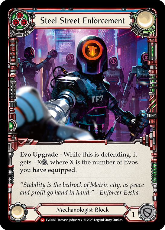 Steel Street Enforcement EVO060 (Bright Lights)  - Rainbow Foil
