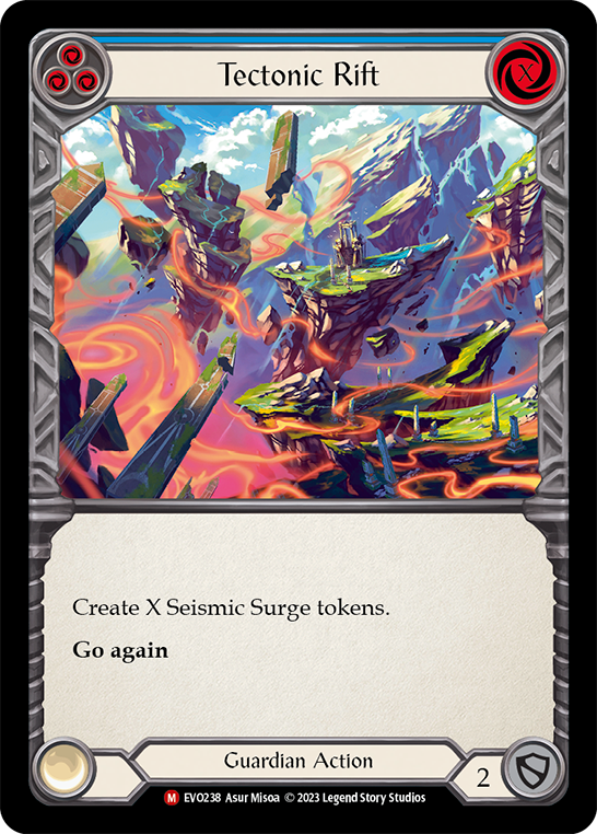 Tectonic Rift EVO238 (Bright Lights)  - Rainbow Foil