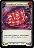 Ninth Blade of the Blood Oath ARC082 (Arcane Rising)  - 1st Edition Rainbow Foil