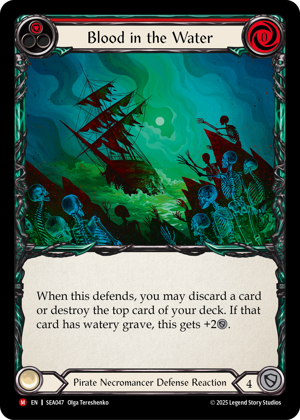 Blood in the Water SEA047 (High Seas)  - Rainbow Foil