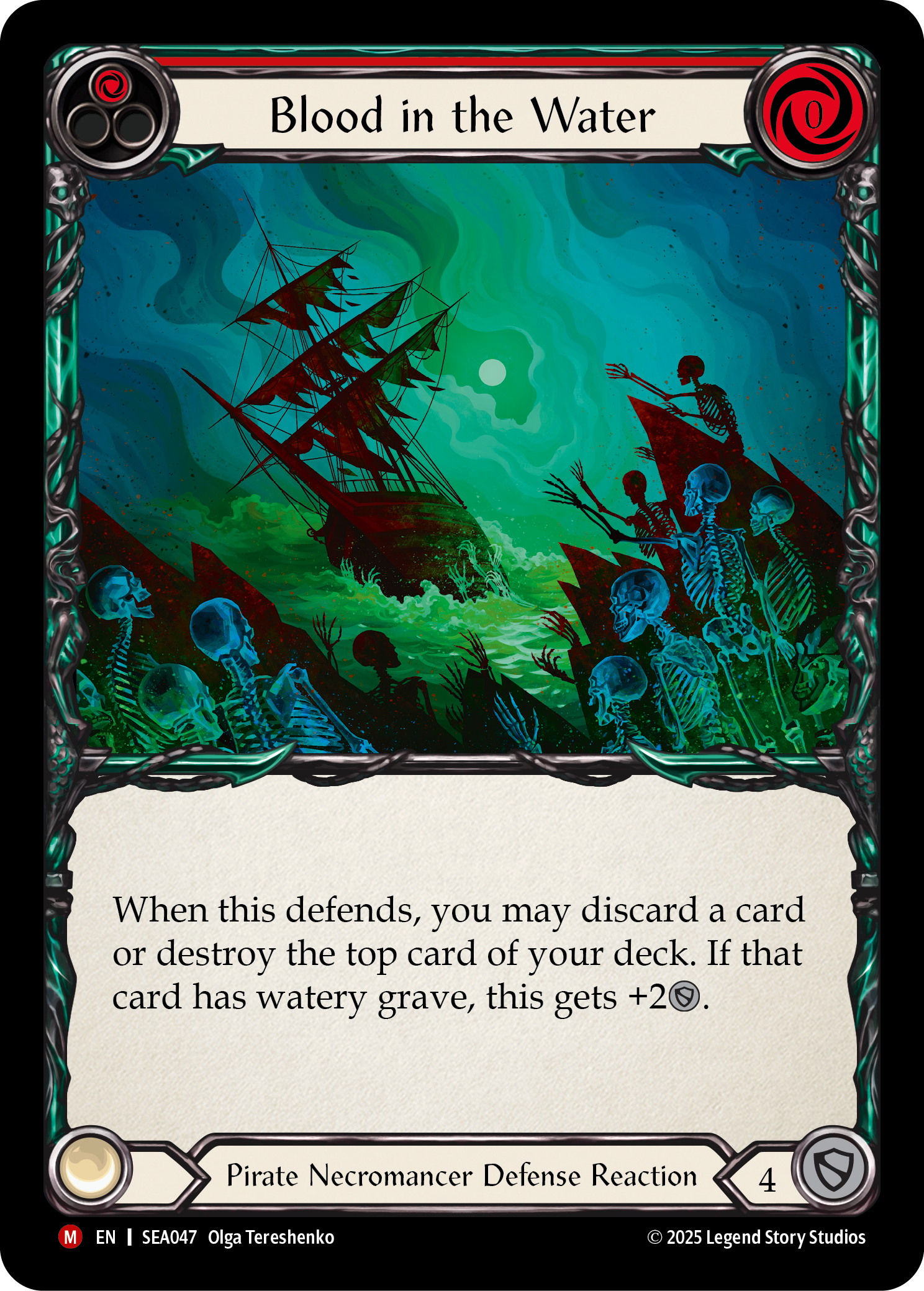 Blood in the Water SEA047 (High Seas)  - Rainbow Foil