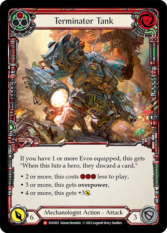 Terminator Tank EVO055 (Bright Lights)  - Rainbow Foil