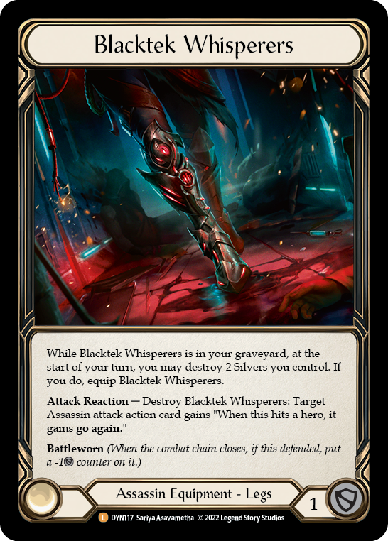 Blacktek Whisperers DYN117 (Dynasty)  - Rainbow Foil