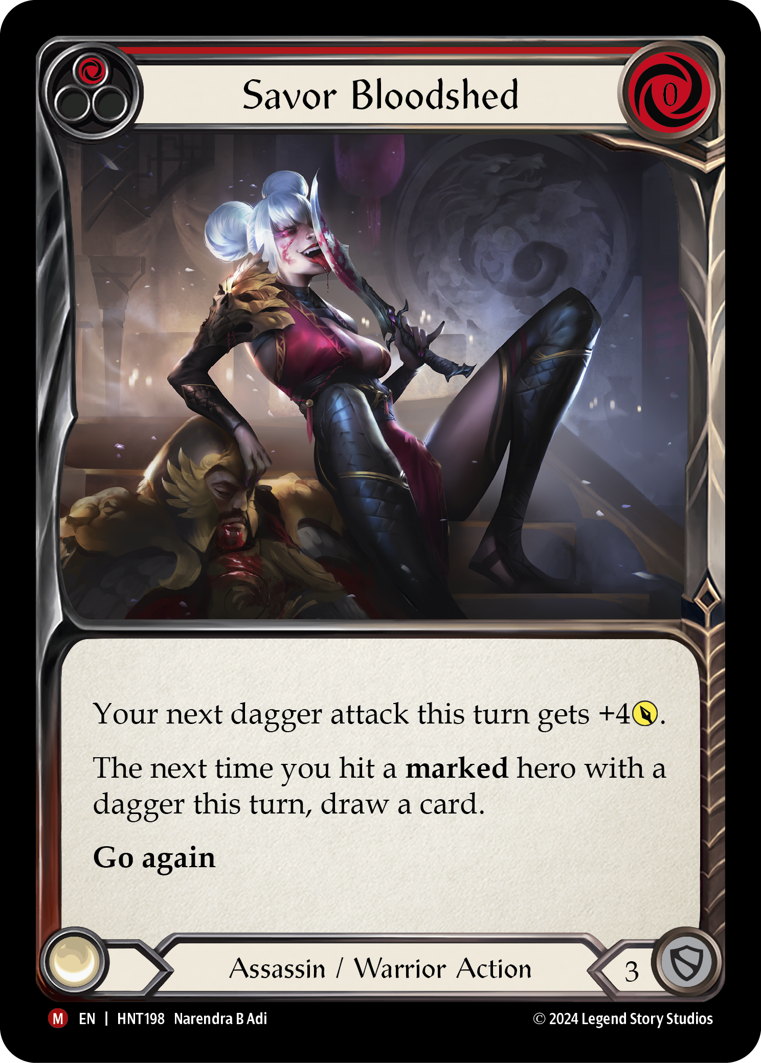 Savor Bloodshed HNT198 (The Hunted)  - Rainbow Foil