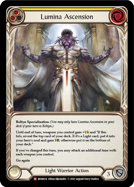Lumina Ascension MON034 (Monarch)  - 1st Edition Normal