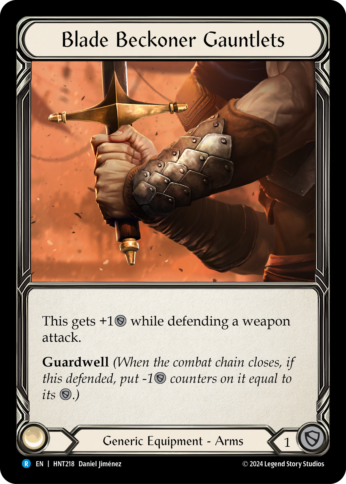 Blade Beckoner Gauntlets HNT218 (The Hunted)  - Cold Foil