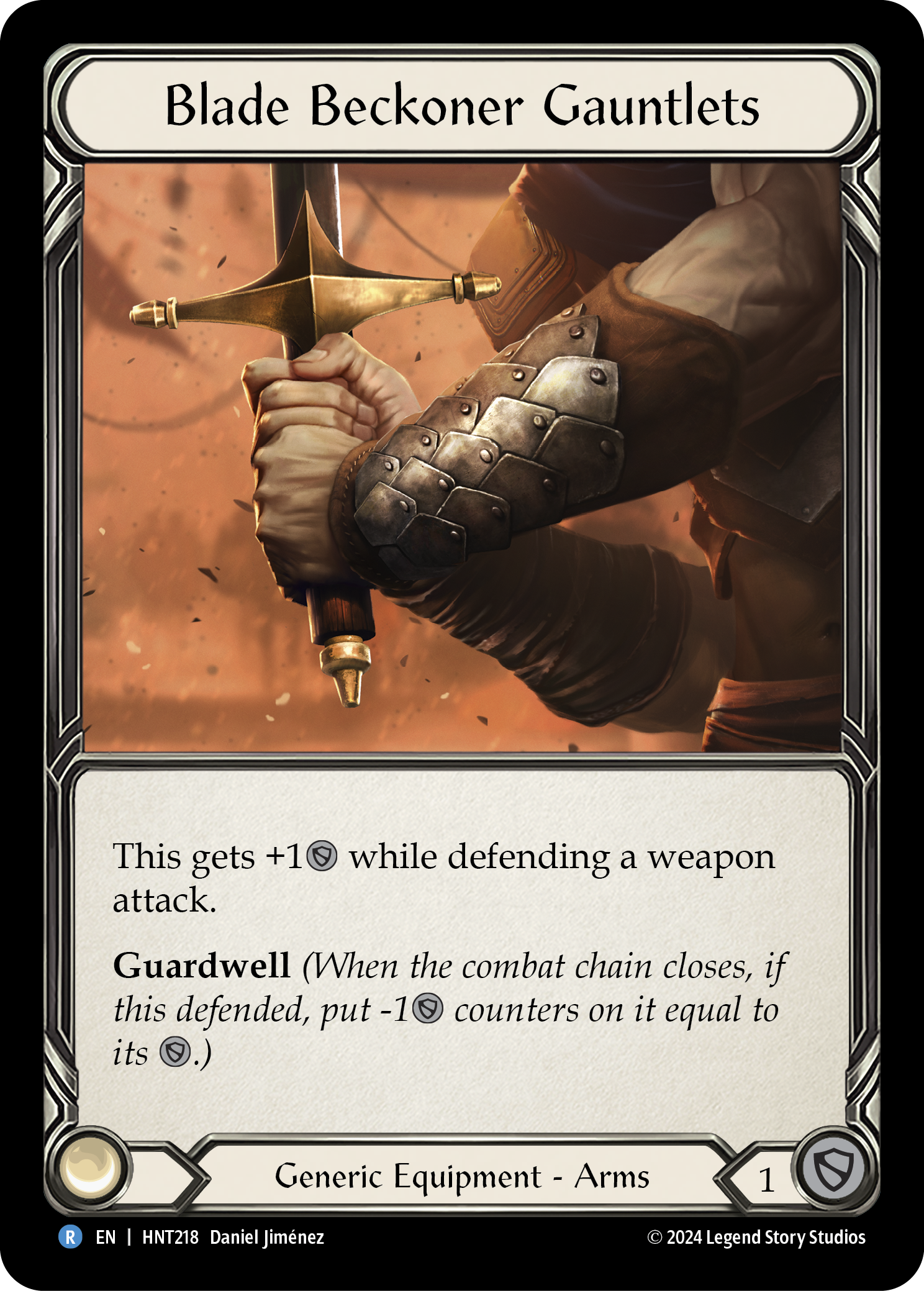 Blade Beckoner Gauntlets HNT218 (The Hunted)  - Cold Foil