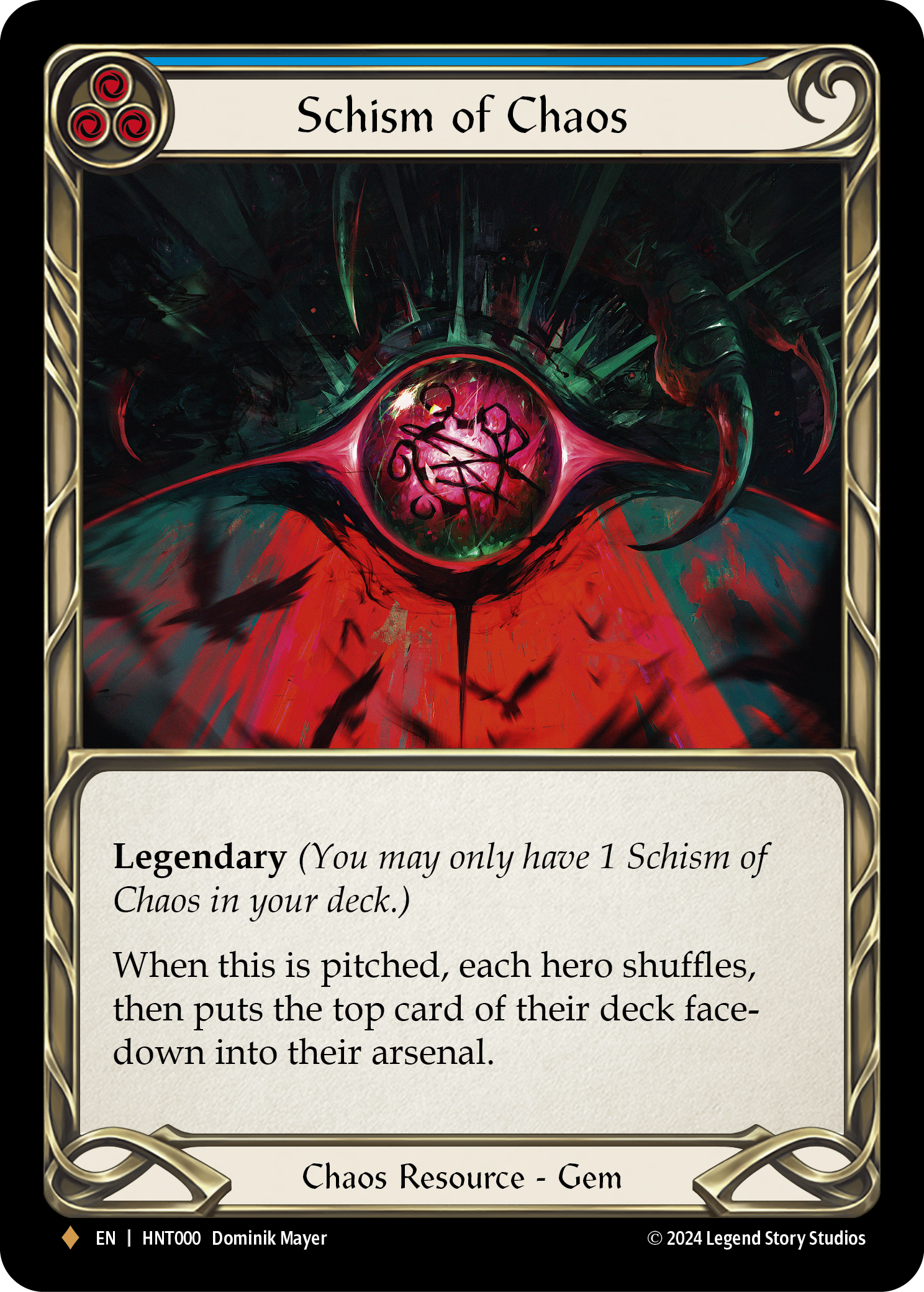 Schism of Chaos HNT000 (The Hunted)  - Cold Foil