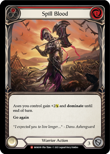 Spill Blood MON109 (Monarch)  - 1st Edition Rainbow Foil