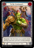To Be Continued... (Extended Art) SUP208 (Super Slam)  - Cold Foil