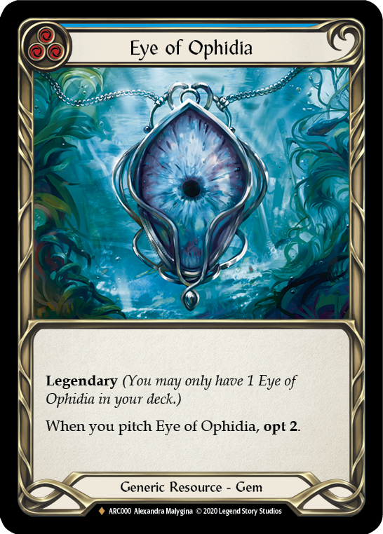 Eye of Ophidia ARC000 (Arcane Rising)  - Unlimited Edition Rainbow Foil