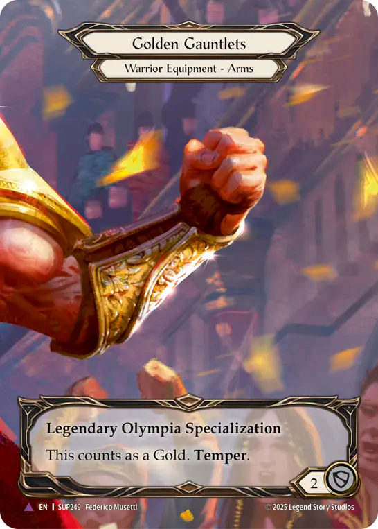 Golden Gauntlets SUP249 (Super Slam)  - Cold Foil