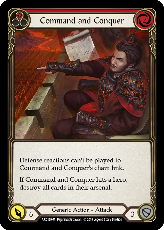 Command and Conquer ARC159 (Arcane Rising)  - 1st Edition Normal