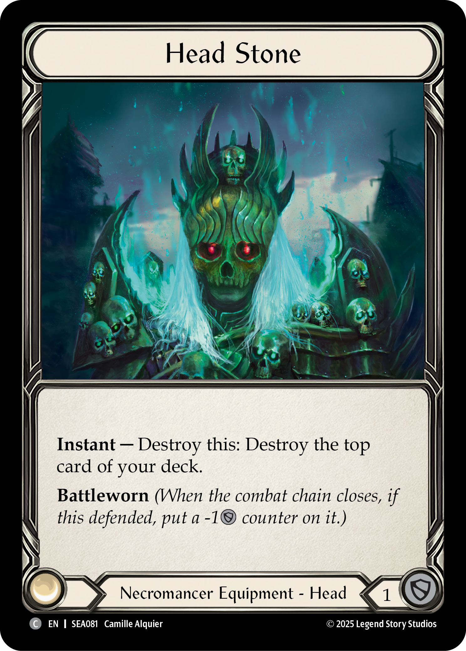 Head Stone SEA081 (High Seas)  - Cold Foil