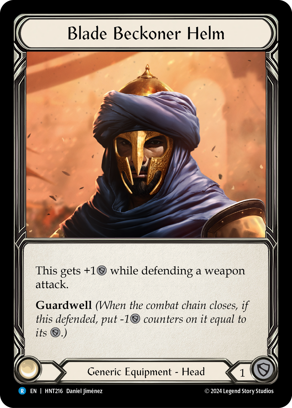 Blade Beckoner Helm HNT216 (The Hunted)  - Cold Foil