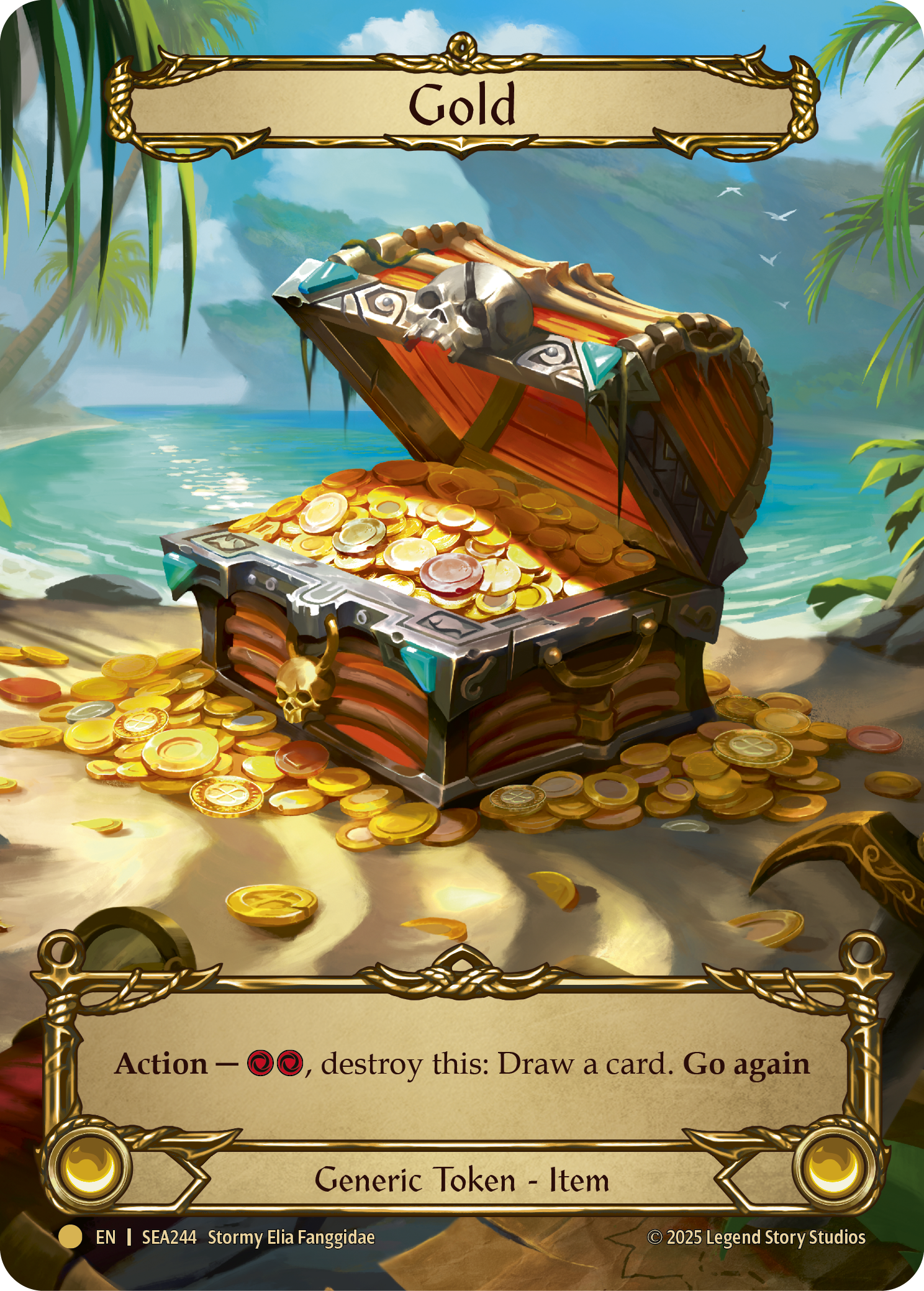 Gold SEA244 (High Seas)  - Cold Foil