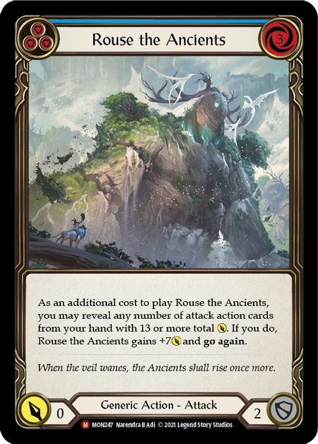Rouse the Ancients MON247 (Monarch)  - 1st Edition Rainbow Foil