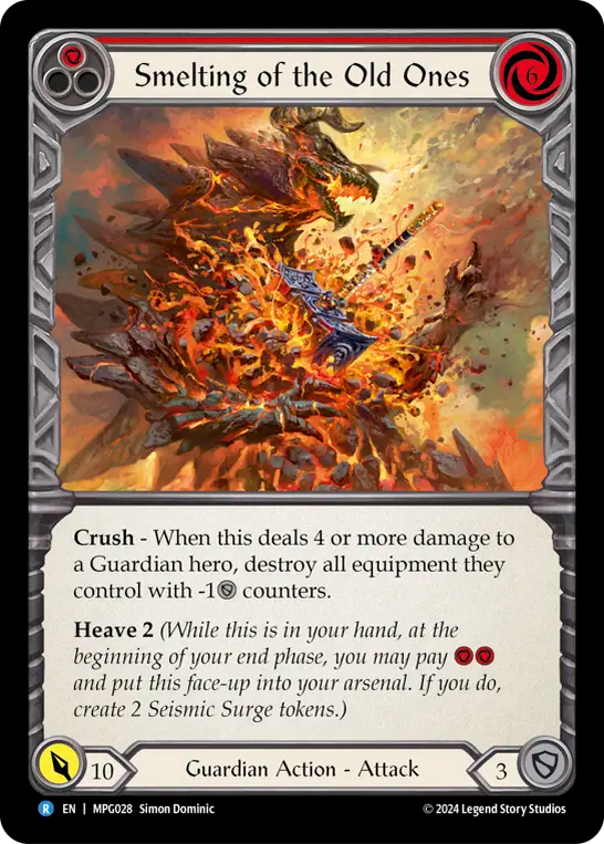 Smelting of the Old Ones MPG028 (Mastery Pack Guardian)  - Rainbow Foil