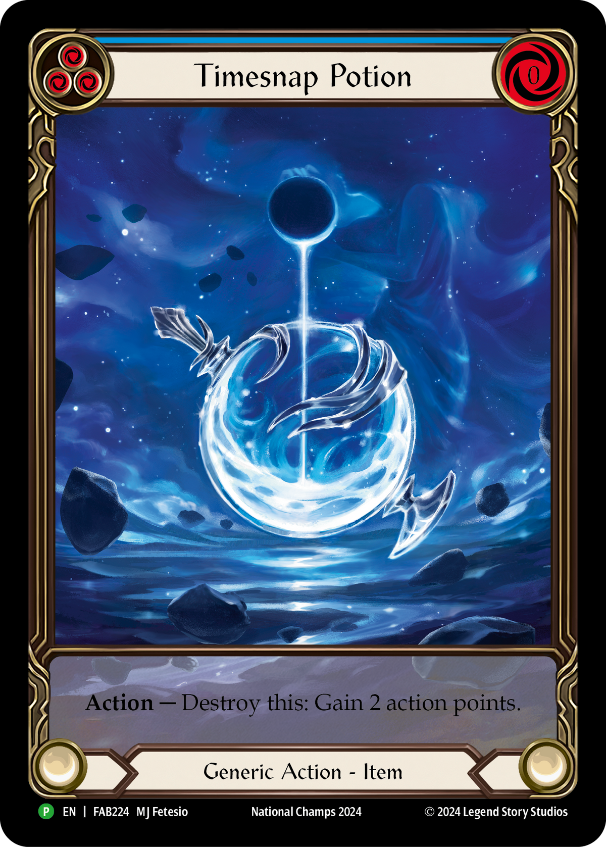 Timesnap Potion FAB224 (Flesh and Blood: Promo Cards)  - Cold Foil