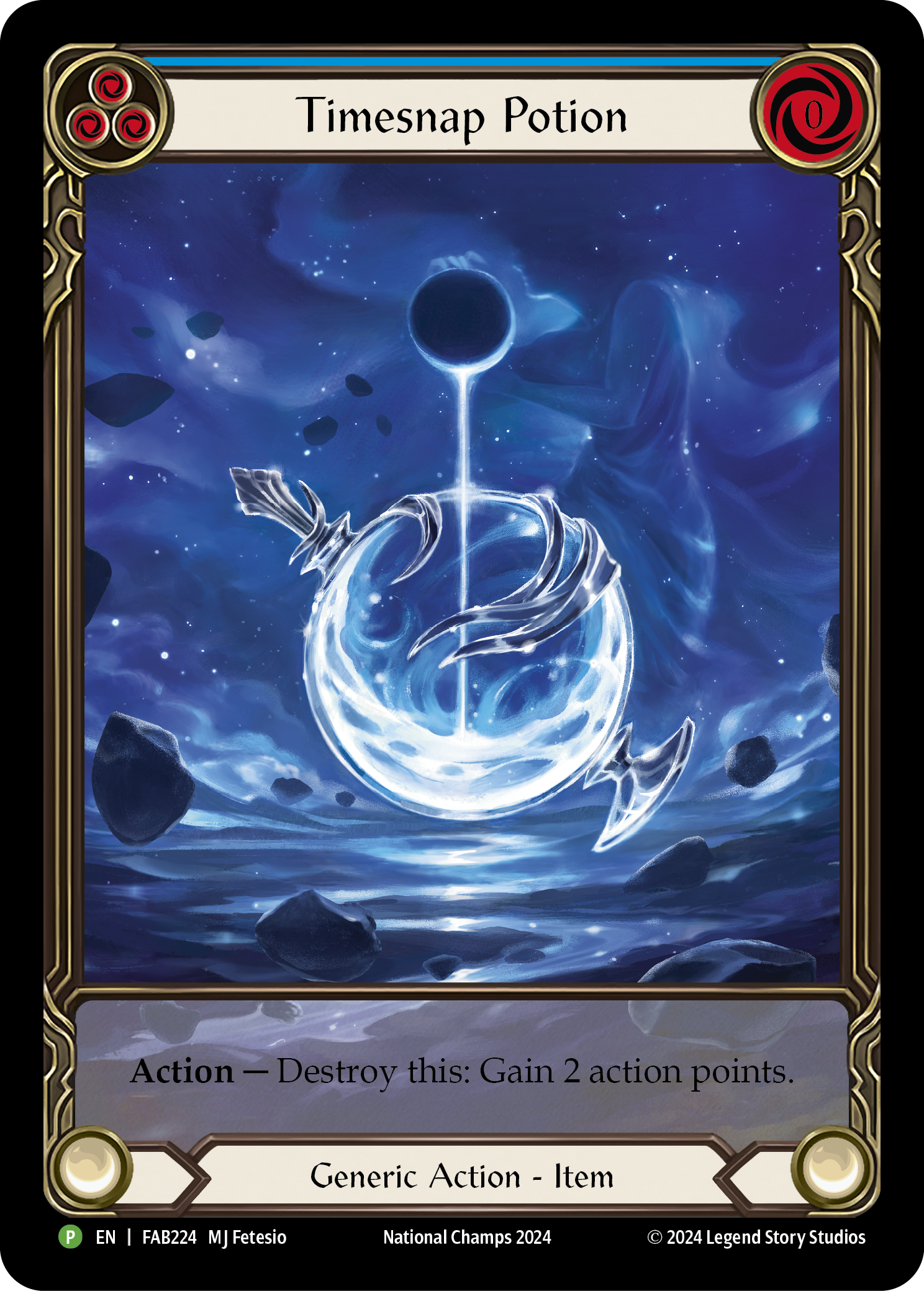 Timesnap Potion FAB224 (Flesh and Blood: Promo Cards)  - Cold Foil