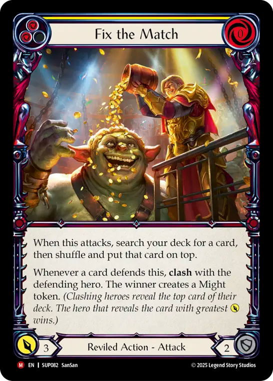 Fix the Match SUP082 (Super Slam) 