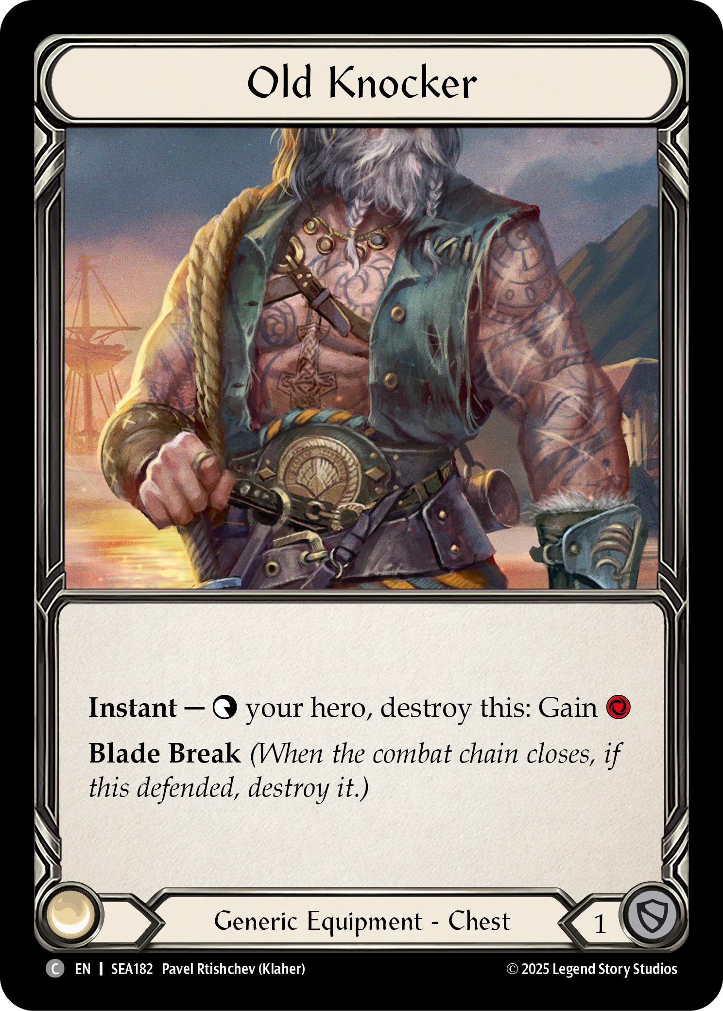 Old Knocker Treasure SEA182 (High Seas)  - Cold Foil