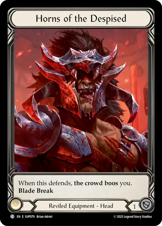 Horns of the Despised (Extended Art) SUP079 (Super Slam)  - Cold Foil