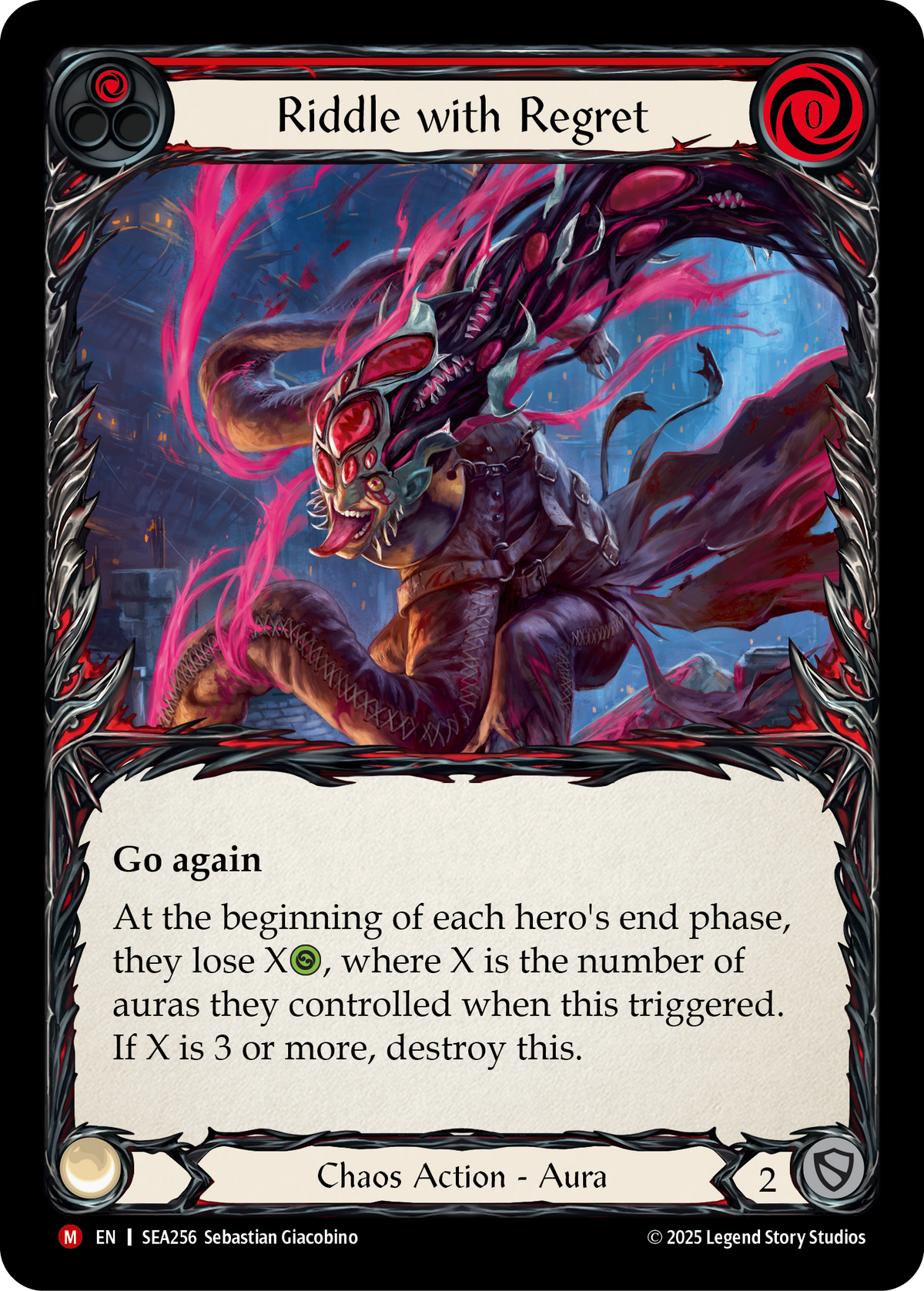 Riddle with Regret SEA256 (High Seas)  - Rainbow Foil