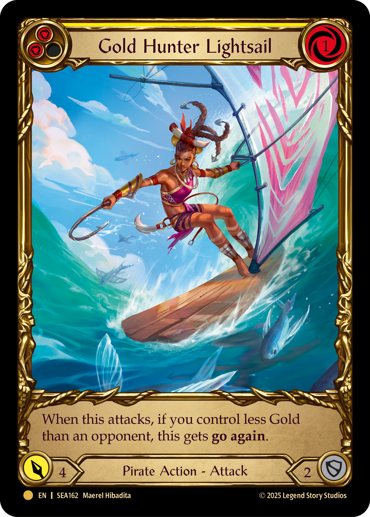 Gold Hunter Lightsail SEA162 (High Seas)  - Cold Foil