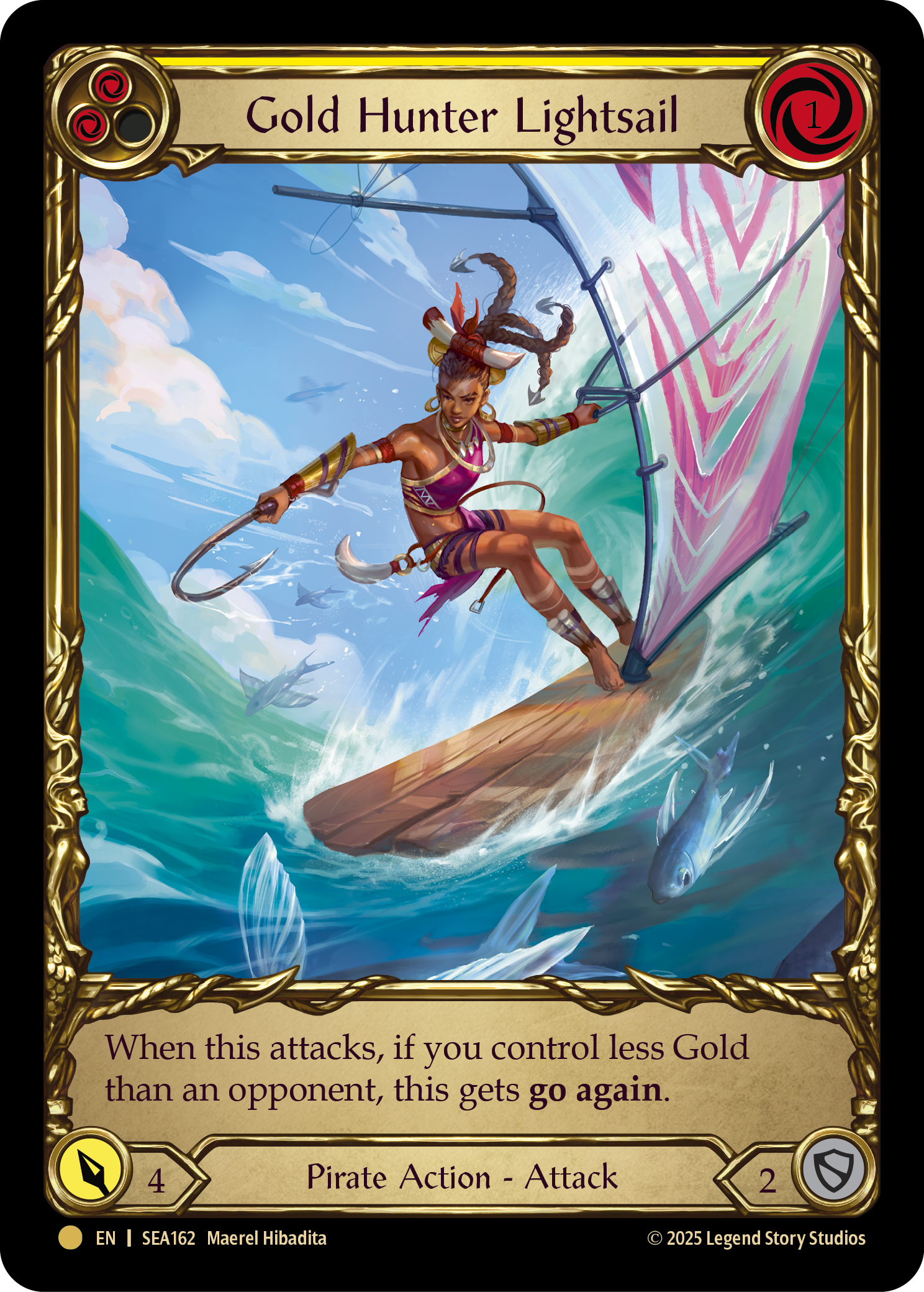 Gold Hunter Lightsail SEA162 (High Seas)  - Cold Foil