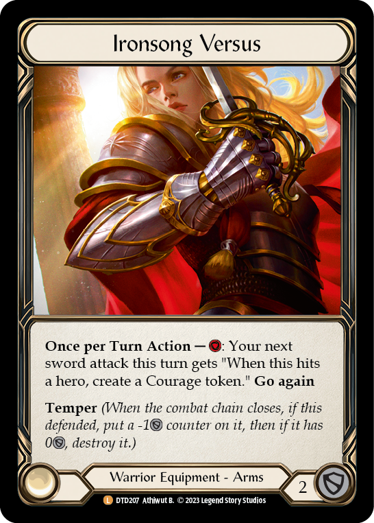 Ironsong Versus DTD207 (Dusk till Dawn)  - Rainbow Foil