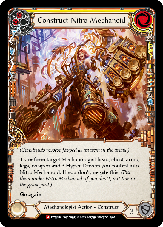 Construct Nitro Mechanoid // Nitro Mechanoid DYN092 (Dynasty)  - Cold Foil