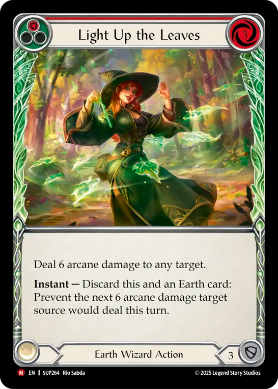 Light Up the Leaves (Red) SUP264 (Super Slam) 