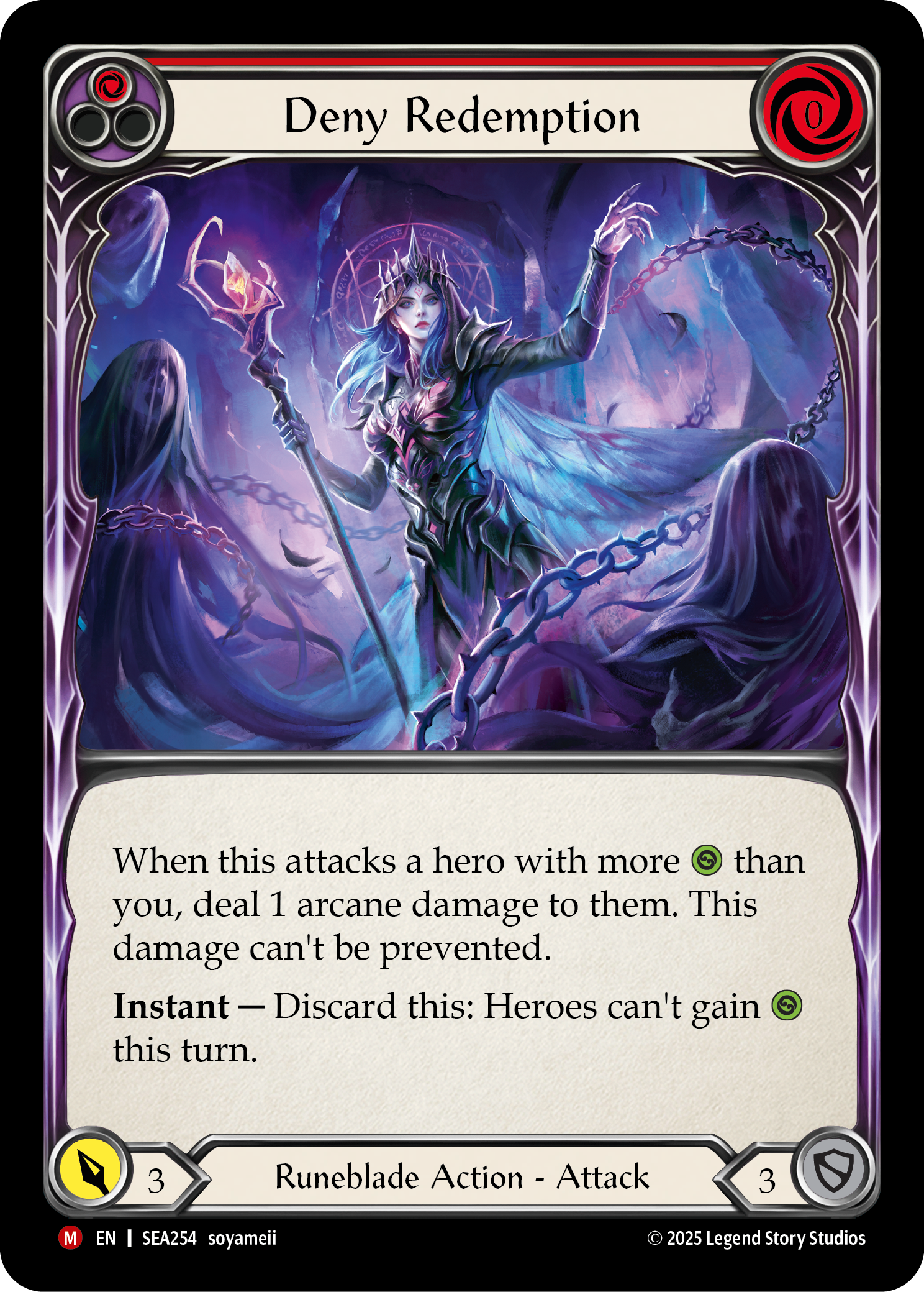 Deny Redemption SEA254 (High Seas)  - Rainbow Foil