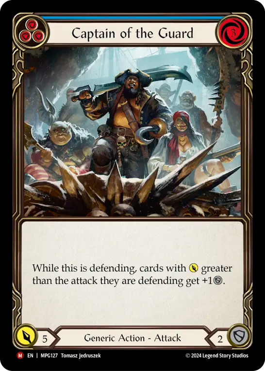 Captain of the Guard MPG127 (Mastery Pack Guardian)  - Rainbow Foil