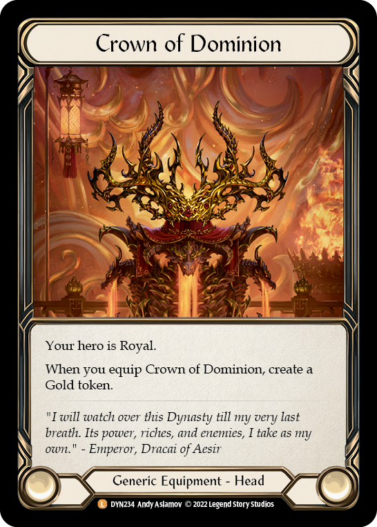 Crown of Dominion DYN234 (Dynasty)  - Rainbow Foil