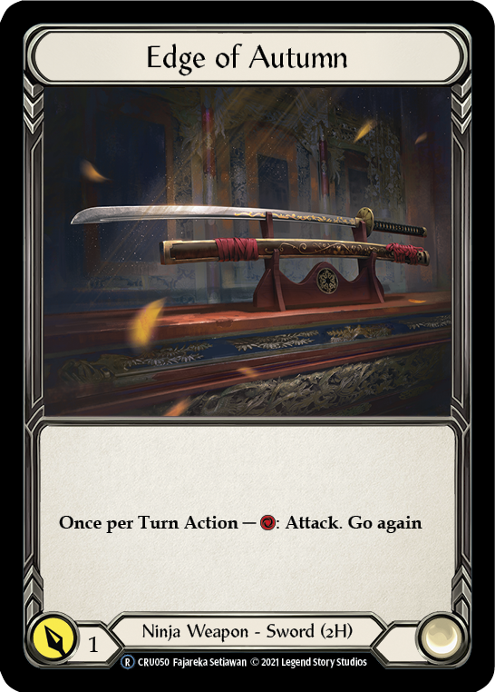 Edge of Autumn CRU050 (Crucible of War)  - Unlimited Edition Rainbow Foil